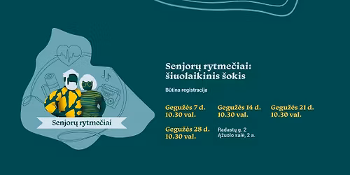 Senjor\u0173 rytme\u010diai: \u0161iuolaikinis \u0161okis (grup\u0117 pilna)