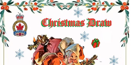 West Elgin Royal Canadian Legion Annual Christmas Draw