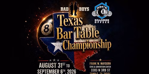 BadBoys Texas State Championship 2026\ud83c\udfb1\ud83c\udfc6