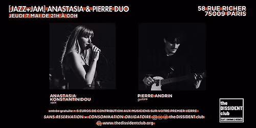 [JAZZ+JAM] Anastasia & Pierre Duo