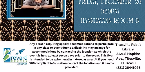 Book to Movie Club at Titusville Public Library