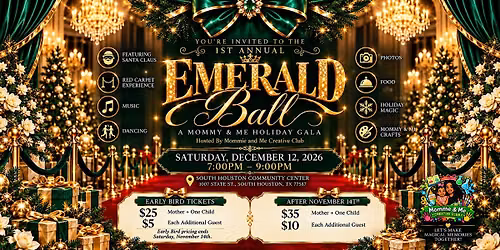 1st Annual Emerald Ball: A Mommie & Me Holiday Gala