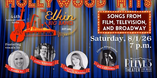 Elkin Big Band: Hollywood Hits \u2013 Live at the Reeves