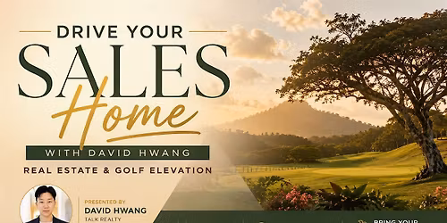 Real Estate Mixer ; Golf and Goals with David Hwang