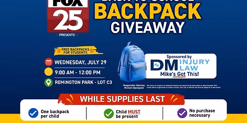 Back-to-School Backpack Giveaway