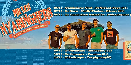 Mister Leu & the Nyabinghers en Concert \u00e0 La Canop\u00e9e
