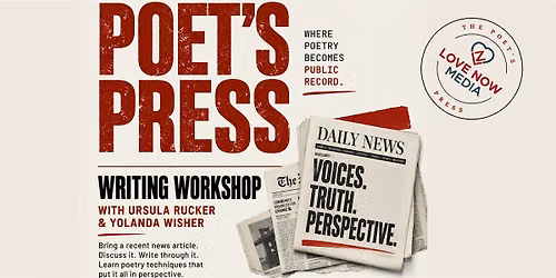 Poet's Press Writing Workshop with Ursula Rucker and Yolanda Wisher