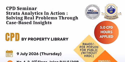 CPD Seminar - Strata Analytics In Action : Solving Real Problems Through Case-Based Insights