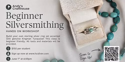 Silversmithing Workshop With HC Silver - Beginner