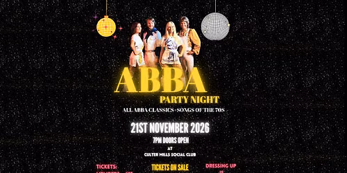 ABBA Party Night & Songs of the 70s
