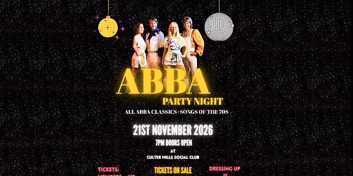 ABBA Party Night & Songs of the 70s