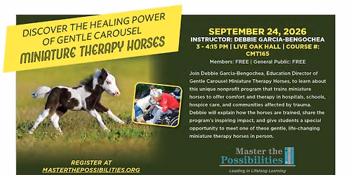 Discover the Healing Power of Gentle Carousel Miniature Therapy Horses