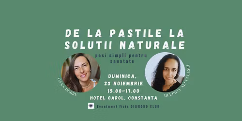 De la pastile la solu\u021bii naturale: pa\u0219i simpli pentru s\u0103n\u0103tate