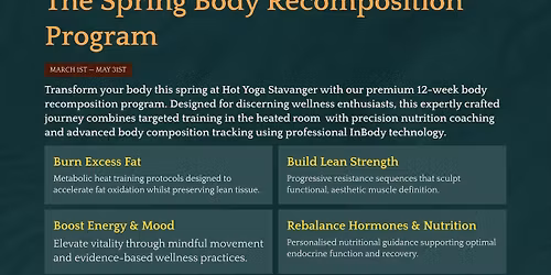THE SPRING BODY RECOMPOSITION PROGRAM