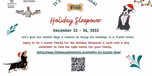 3rd Annual Holiday Sleepover @ LIFE House