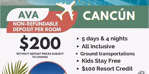 AVA Resort Cancun Summer 2026