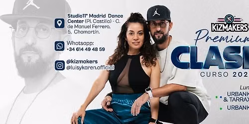 Clases Premium de Kizomba 2026\/2027 en Madrid por Luis y Karen Kizmakers