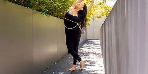 Yoga in the Bamboo Garden
