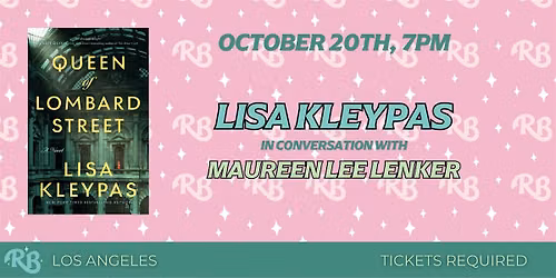 Lisa Kleypas LA Event for Queen of Lombard Street