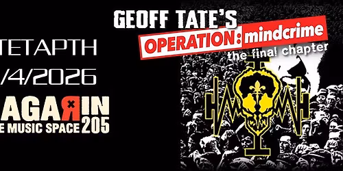 Operation Mindcrime by Geoff Tate in Athens 