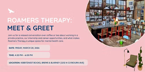 Coffee & Conversation: Careers at Roamers Therapy