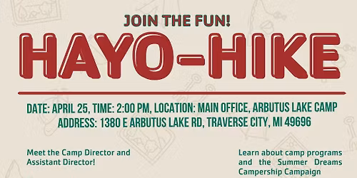 National Hayo-Hike Day - Arbutus Hayo-Went-Ha 