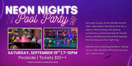 Neon Nights Pool Party