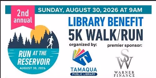 2nd Annual Library Benefit 5K Walk\/Run