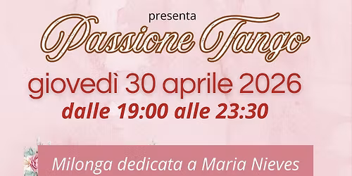 Passione tango~ 30 aprile 2026