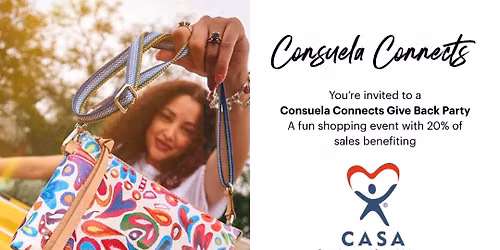 Consuela Connects Give Back Party Benefiting CASA of Bastrop, Fayette & Lee Counties