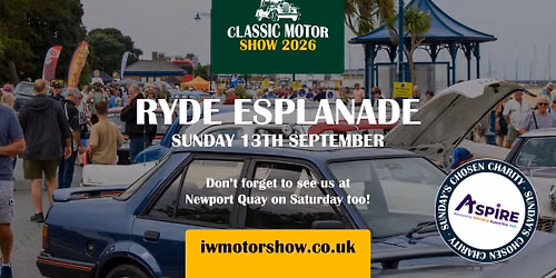 Isle of Wight Classic Motor Show 2026 | Day 2 | Ryde Esplanade