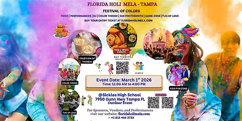 Florida Holi Mela - Tampa