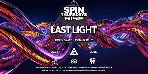 RISE: Trance Thursday at SPIN Nightclub | Uplifting & Tech Trance