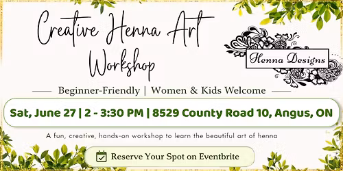 Creative Henna Art Workshop