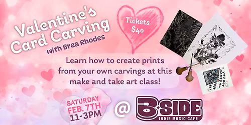 Valentine's Card Carving with Brea Rhodes