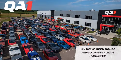 13th Annual QA1 Open House and #goDRIVEit Cruise