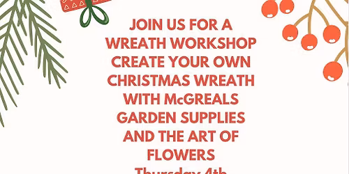 Wreath Making only \u00a345!!! \ud83c\udf84\ud83c\udf85\ud83c\udffb