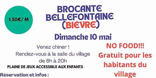 Brocante bellefontaine