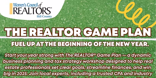 The Realtor Game Plan- Business Taxes and Business Planning