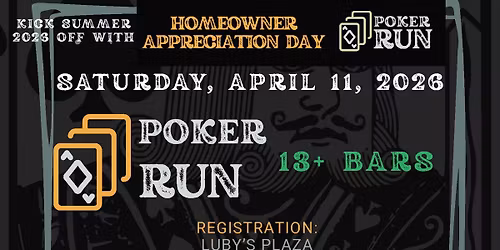 2026 Homeowner Appreciation Day\/Poker Run