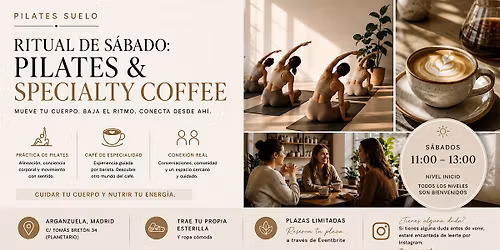 Ritual de s\u00e1bado: Pilates & Specialty Coffee