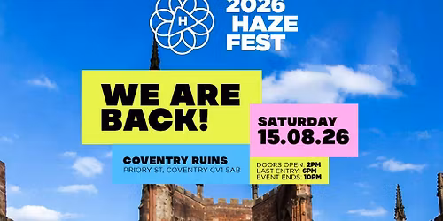 Haze Festival - Sat 15th Aug 2026