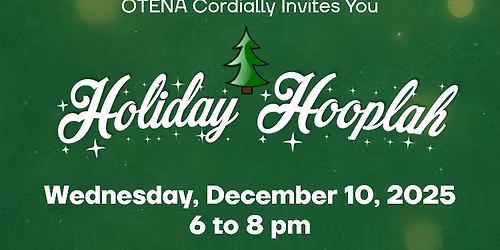 Holiday Hooplah Potluck Dinner