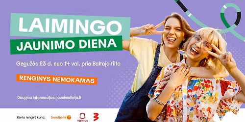 LAIMINGO JAUNIMO DIENA 2026 | \u017dYGIS + LAIM\u0116S PIEVA + NEMOKAMAS KONCERTAS