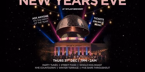 New Years Eve @ Wylam Brewery