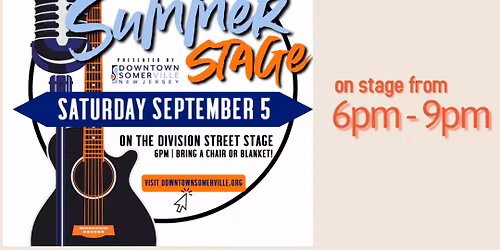 BLAME IT ON THE GIRL at Downtown Somerville Summer Stage Series Sat 9\/5 6pm