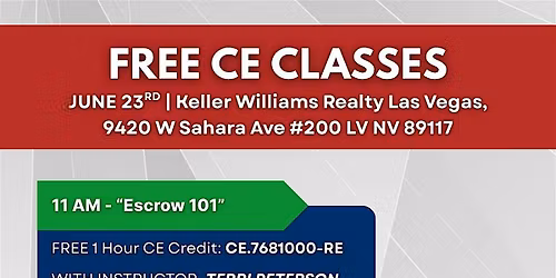Free CE Classes!