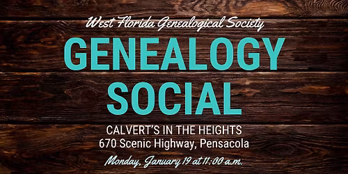 WFGS: Genealogy Social, January 2026