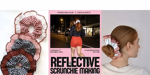 Reflective Scrunchie Making