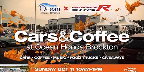 Cars & Coffee at Ocean Honda Brockton